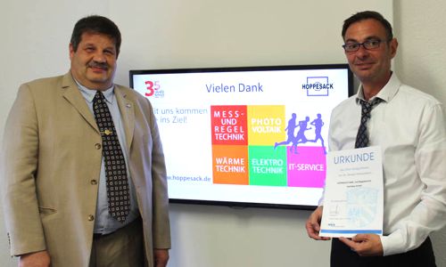 made in Main-Kinzig: 35-jähriges Firmenjubiläum Hoppesack Meß- und Regeltechnik aus Hanau