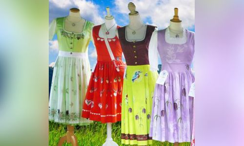 Designer-Dirndl made in Main-Kinzig: KRAUT-ROCK-DESIGN aus Sinntal